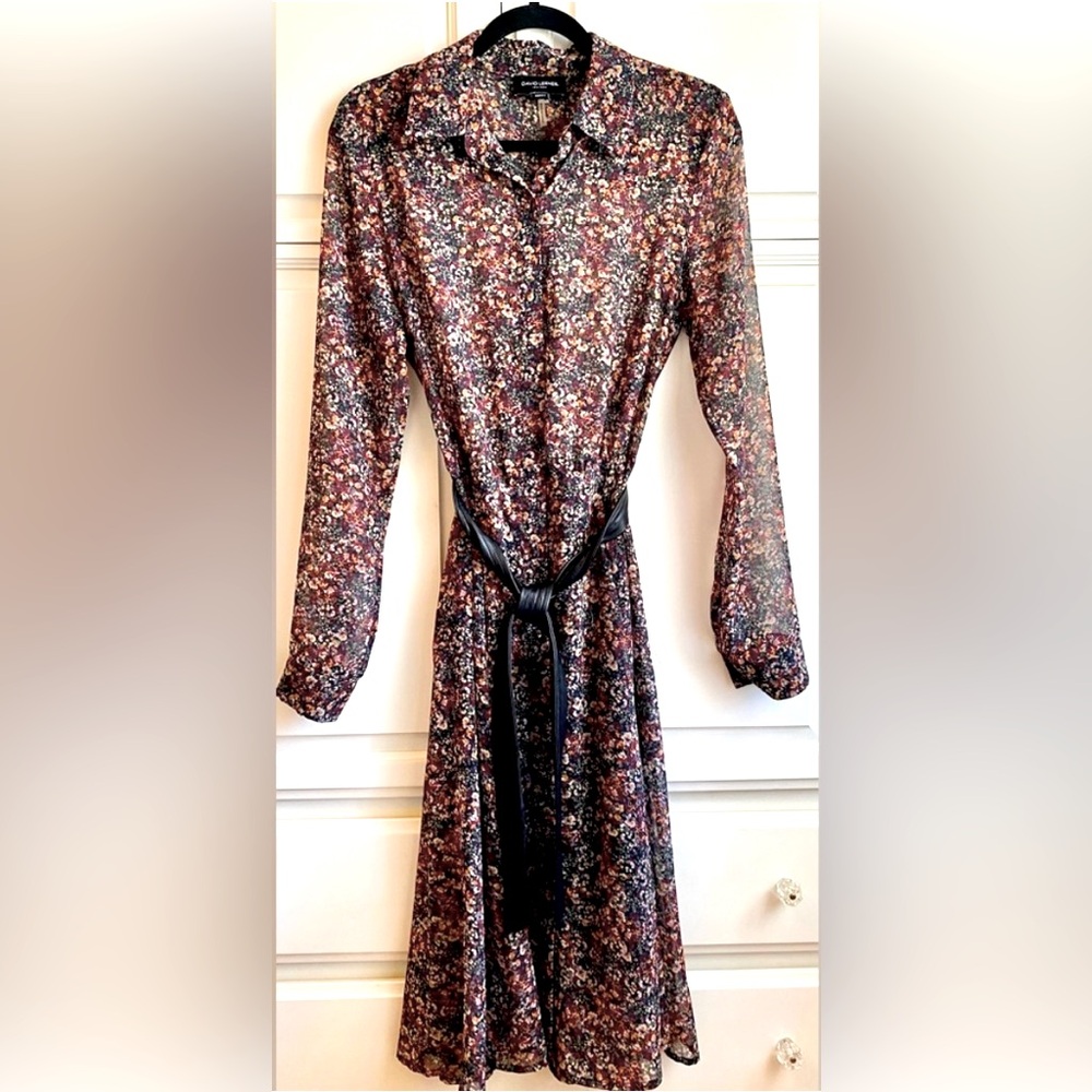 🖤 On-Trend FW2026🖤
David Lerner- L/S, Floral, Maxi, Chiffon, Button-Down, Belted